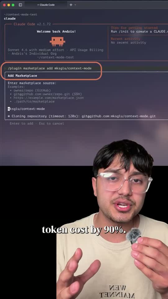 Context Mode frame extracted from the supplied video